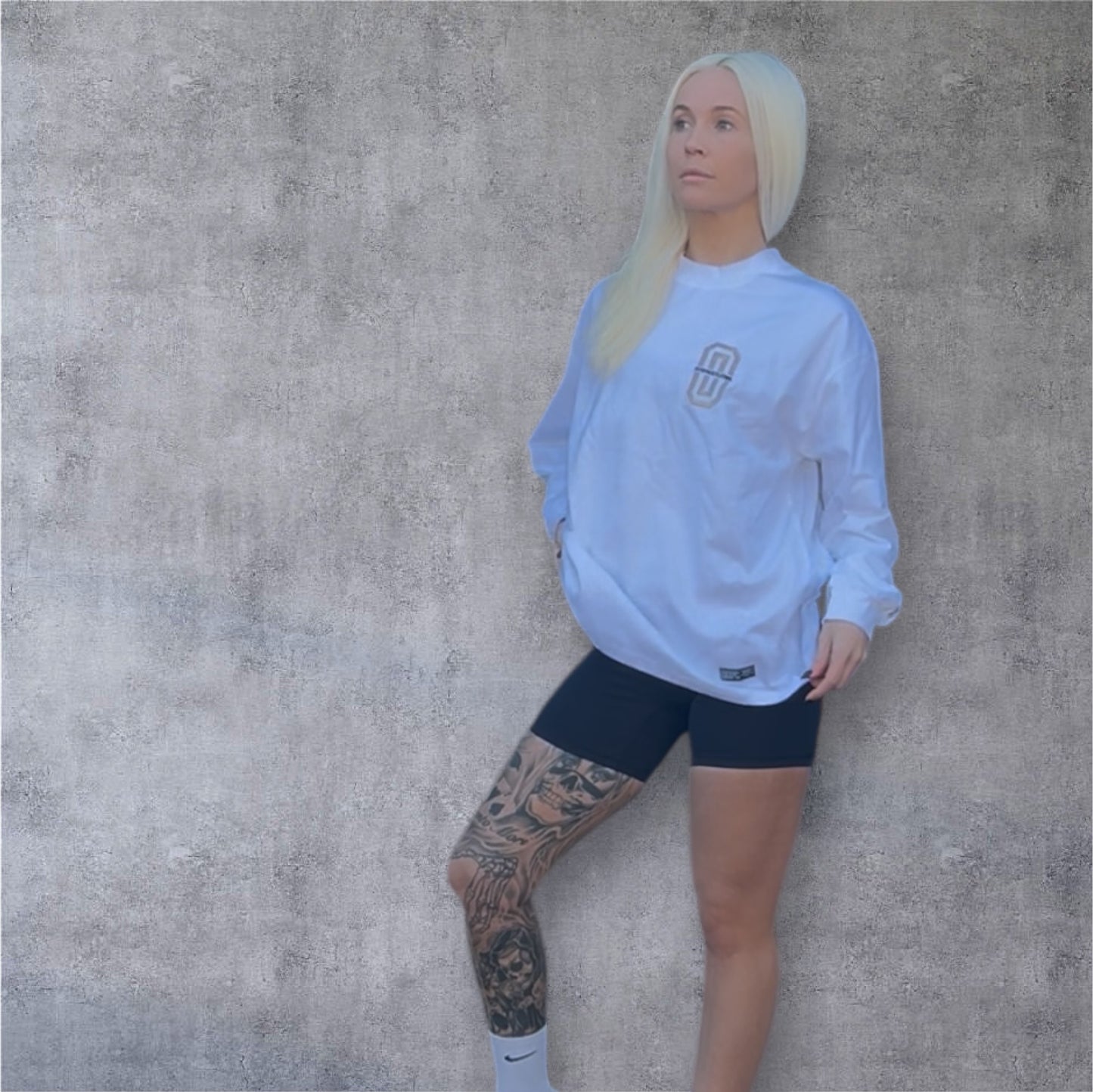 “O” Long Sleeve - White.